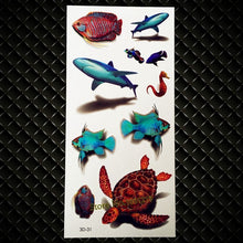 Load image into Gallery viewer, Jurassic Dinosaurs Tattoo Stickers Waterproof Water Transfer Tattoo Fake Flash Tattoo Kids Body Arm Cartoon Tatoo Children